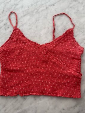 Hollister Pink Floral Tank Top